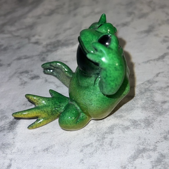 Kitty’s Critters See No Evil Frog Retired Vintage Figurine - Picture 2 of 5